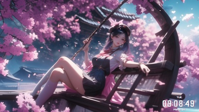 她的笑容如同初升的太阳