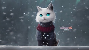 圣诞节猫咪