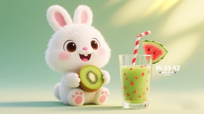 夏日果汁小兔