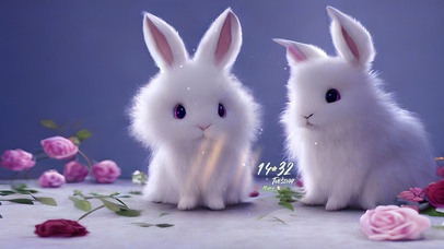 4k可爱兔宝宝
