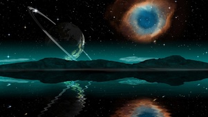 流星与星球