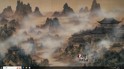 古风AI复古山水-桌面主题