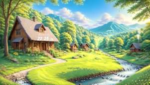 山野草地小屋