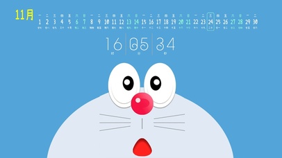 叮当猫简约桌面