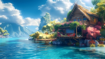 大海边小屋