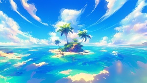 夏日海岛