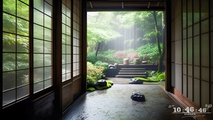 雨中花园