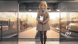 地铁兔兔少女