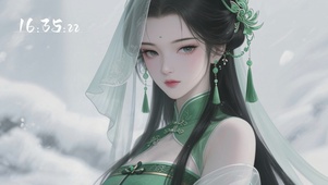 青衫踏雪