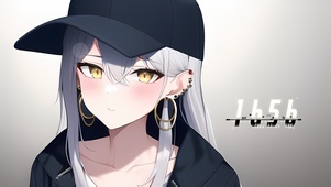 唯美帽子女孩