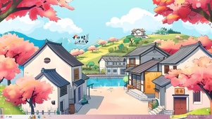 桃花小镇