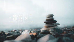 4k清晨的河边