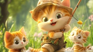 玩耍的小猫咪