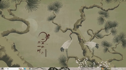 古风仙鹤—【主题桌面】