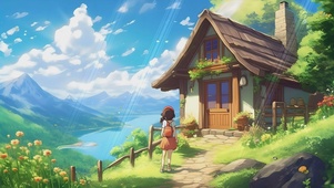 唯美童话场景