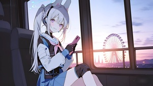 月雪宫子-夕阳萝莉