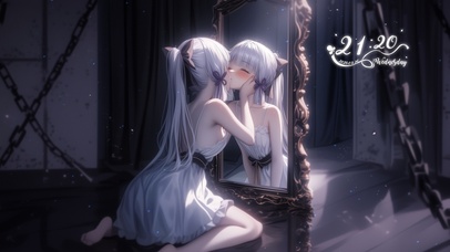 雪墨壁纸丨神里绫华丨镜中人丨