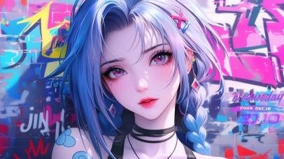 涂鸦少女 金克斯