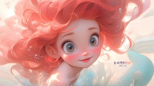 粉色可爱少女