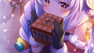 圣诞礼物少女