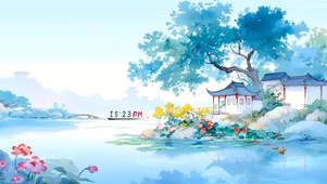 荷风送香