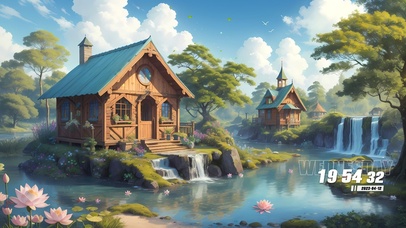 护眼治愈小木屋