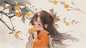 水墨女孩