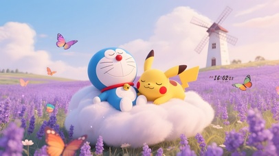 机器猫和皮卡丘