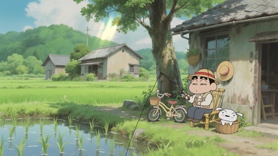 蜡笔小新的田园生活