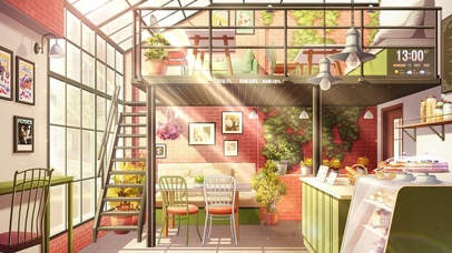 4K唯美治愈动漫阳光房间