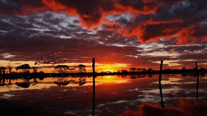 送别你那天夕阳正好