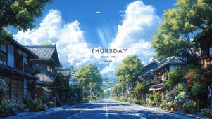 晴朗小镇街道