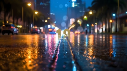 雨天公路