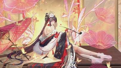 花间墨韵，古风少女