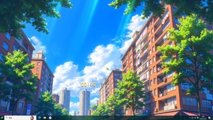 宫崎骏夏日城市