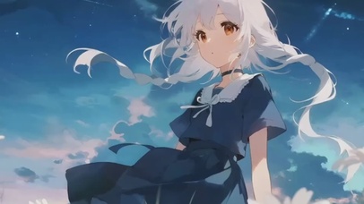 二次元氛围感少女