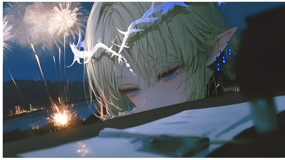 烟花下的少女-卡提希娅