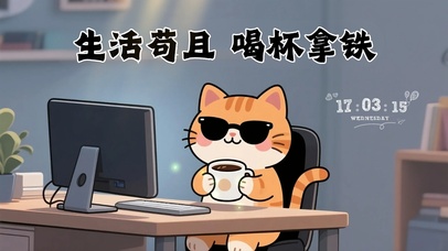 生活苟且，喝杯拿铁