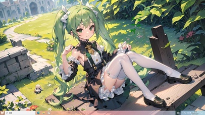 4k白色萝莉美少女坐草坪