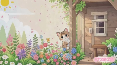 治愈系插画猫猫