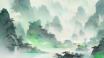 4K唯美风景-青山