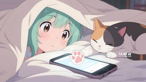 熬夜的女孩