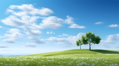 4K唯美简约清新护眼桌面