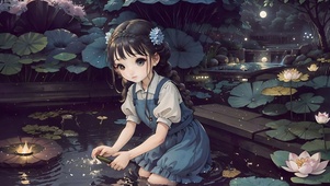夏日池塘