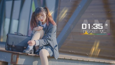 双马尾制服学妹