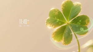 清新四叶草桌面