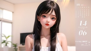 4k可爱甜美女孩