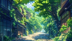 空灵山野小路