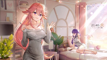 治愈阳光房间清纯美少女