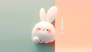 可爱小萌兔
